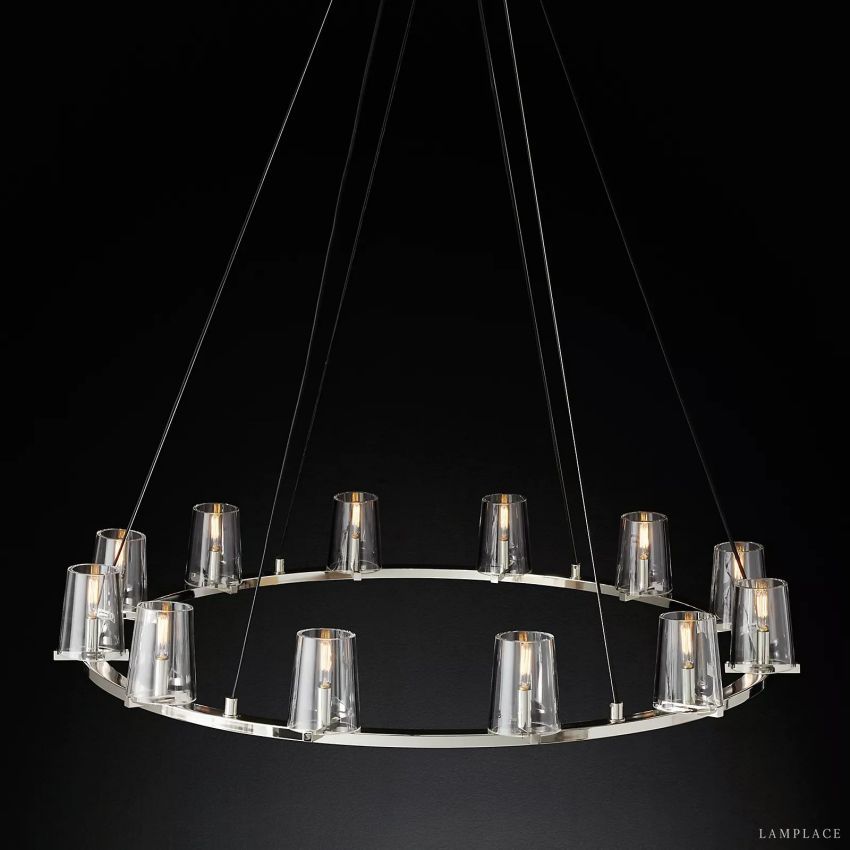 Pauillac Modern Heritage Round Chandelier 48"