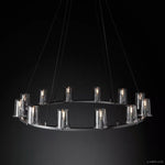 Pauillac Modern Heritage Round Chandelier 48"
