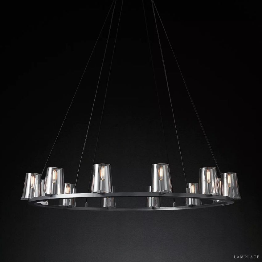 Pauillac Modern Heritage Round Chandelier 48"
