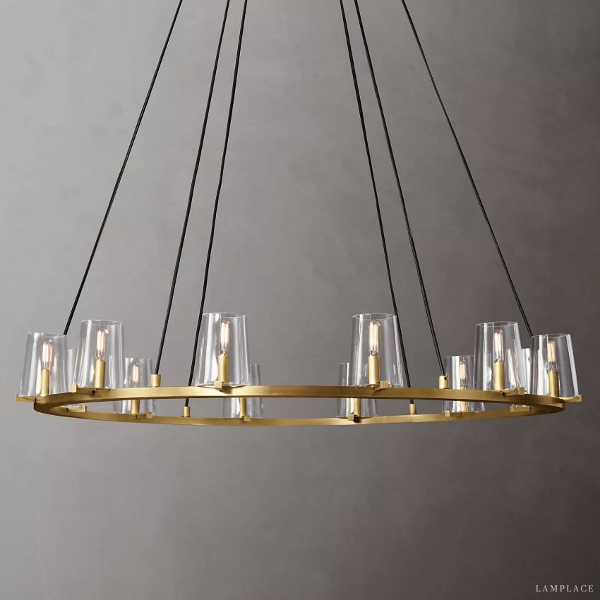 Pauillac Modern Heritage Round Chandelier 48"