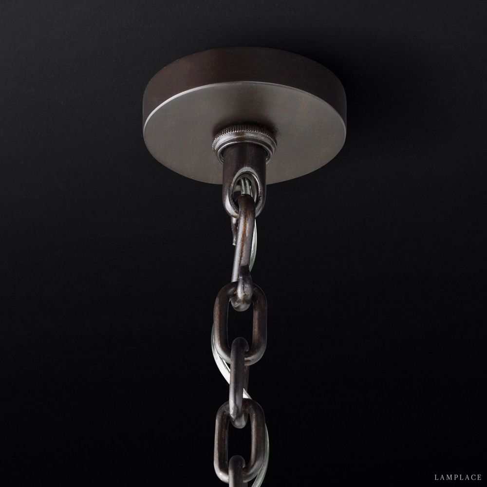 Emile Gradient Spire Round Chandelier 32"
