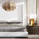 Emile Gradient Spire Round Chandelier 24"