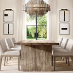 Emile Gradient Spire Round Chandelier 24"