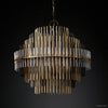 Emile Gradient Spire Round Chandelier 24"