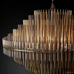 Emile Gradient Spire Round Chandelier 24"