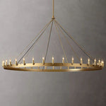 Camino Vintage Industrial Round Chandelier 73"