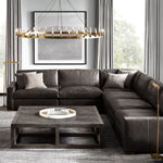 Camino Vintage Industrial Round Chandelier 50"