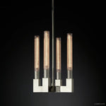 Cannele Ribbed Glass Pendant Light