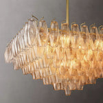 Chiara Murano Glass Square Chandelier 32"