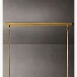 Chiara Murano Glass Tiered Rectangular Chandelier 74"