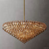 Chiara Murano Glass Tiered Round Chandelier 62"