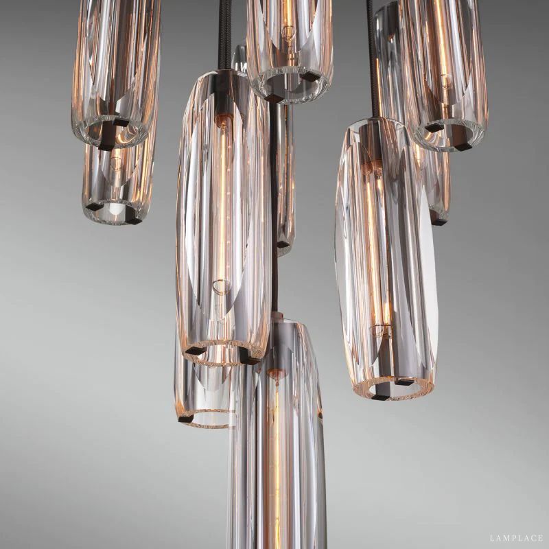 Chartier Precision Crystal Round Chandelier