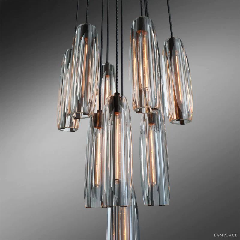 Chartier Precision Crystal Round Chandelier