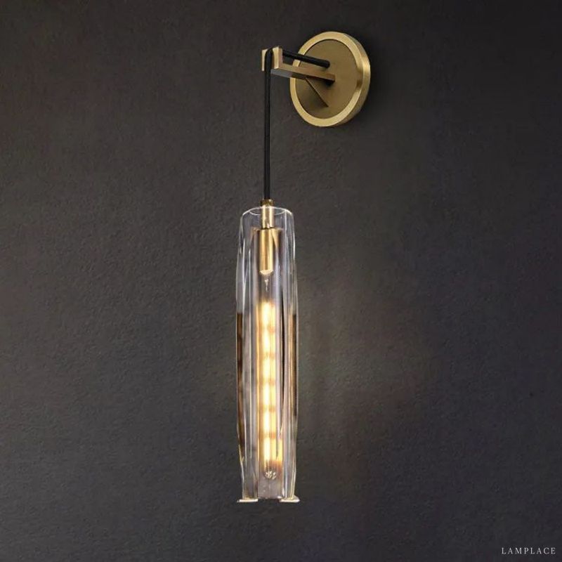 Chartier Precision Crystal Wall Sconce