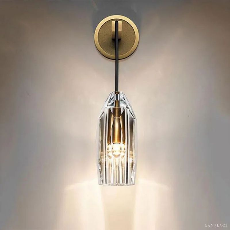 Chartier Precision Crystal Wall Sconce