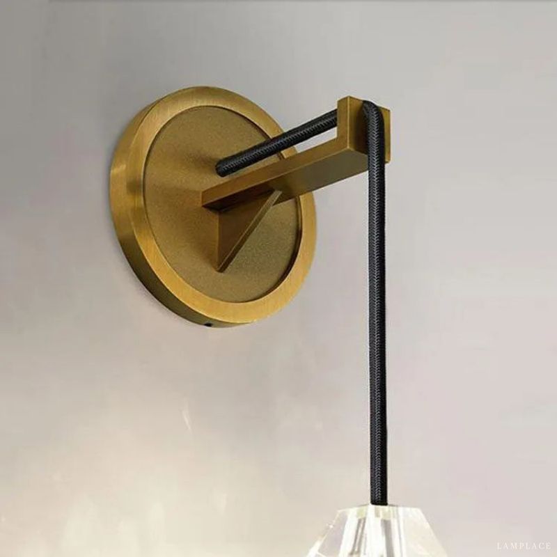 Chartier Precision Crystal Wall Sconce
