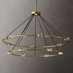 Eclatant Celestial Orbit Two-Tier Round Chandelier 60"