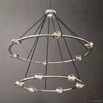 Eclatant Celestial Orbit Two-Tier Round Chandelier 60"