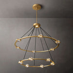 Eclatant Celestial Orbit Two-Tier Round Chandelier 48"