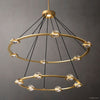 Eclatant Celestial Orbit Two-Tier Round Chandelier 48"