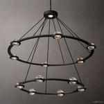 Eclatant Celestial Orbit Two-Tier Round Chandelier 60"
