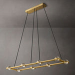 Eclatant Celestial Orbit Rectangular Chandelier 54"