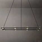 Eclatant Celestial Orbit Rectangular Chandelier 54"