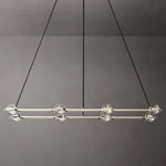 Eclatant Celestial Orbit Rectangular Chandelier 54"