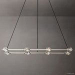 Eclatant Celestial Orbit Rectangular Chandelier 54"