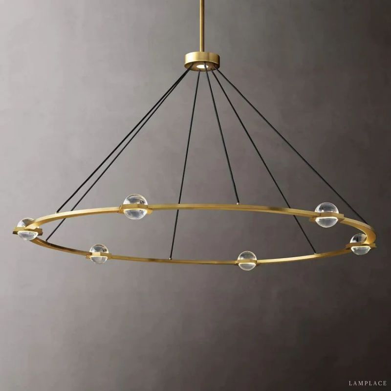 Eclatant Celestial Orbit Round Chandelier 60"