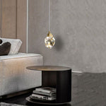 Angle Faceted Crystal Pendant Light