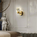 Angle Faceted Crystal Wall Sconce