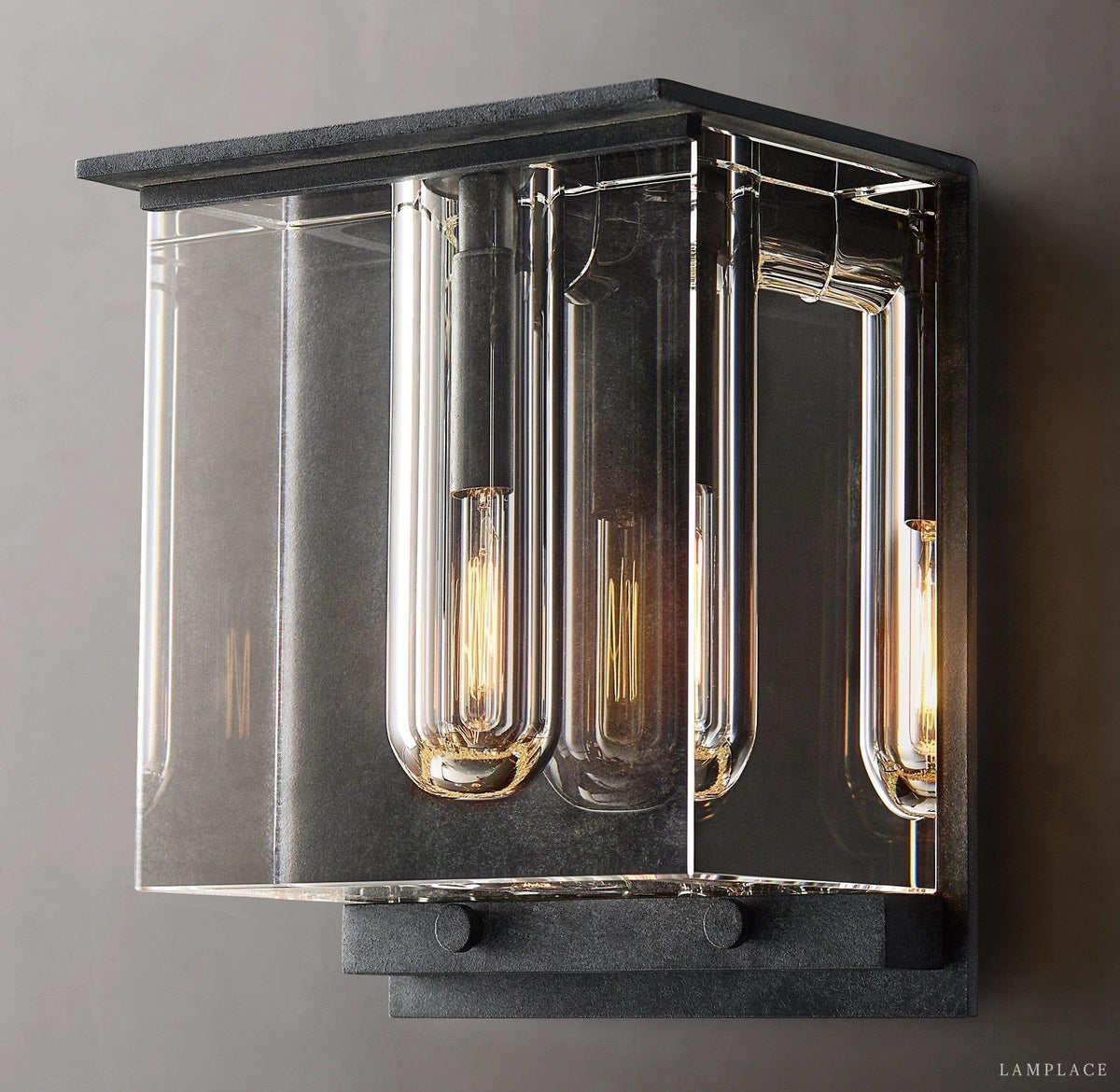 Savile Crystal Block Cube Wall Sconce