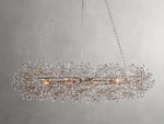 Fiore Sculpted Petals Oval Chandelier