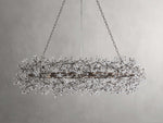 Fiore Sculpted Petals Oval Chandelier