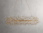 Fiore Sculpted Petals Oval Chandelier