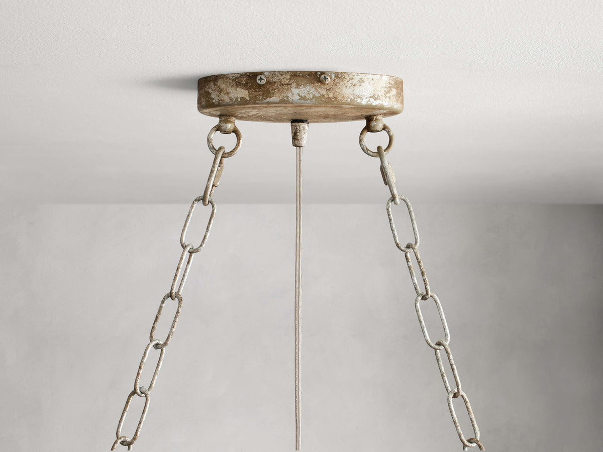 Fiore Sculpted Petals Oval Chandelier