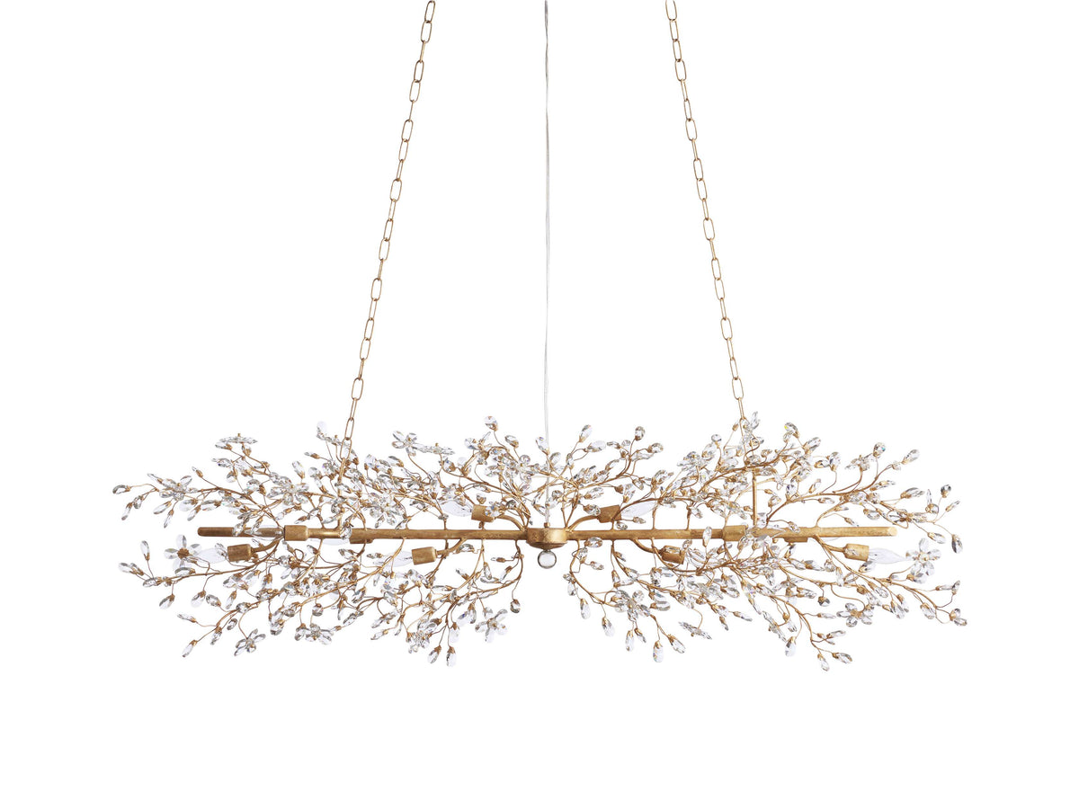 Fiore Sculpted Petals Linear Chandelier