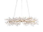 Fiore Sculpted Petals Linear Chandelier