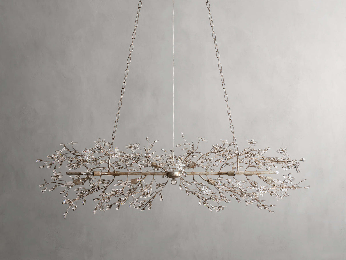 Fiore Sculpted Petals Linear Chandelier