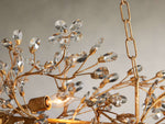 Fiore Sculpted Petals Linear Chandelier