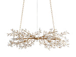 Fiore Sculpted Petals Linear Chandelier