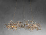Fiore Sculpted Petals Linear Chandelier