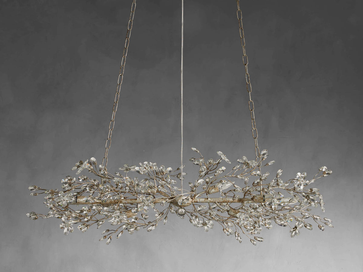 Fiore Sculpted Petals Linear Chandelier