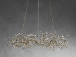 Fiore Sculpted Petals Linear Chandelier