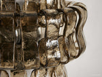 Ghiaccio Textured Glass Wall Sconce