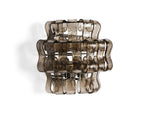 Ghiaccio Textured Glass Wall Sconces