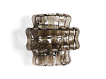 Ghiaccio Textured Glass Wall Sconce