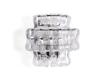 Ghiaccio Textured Glass Wall Sconce
