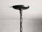 Ghiaccio Rippled Glass Round Chandelier
